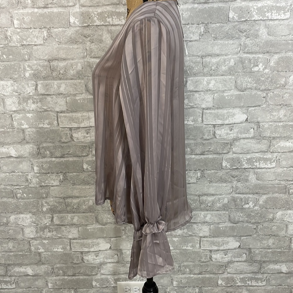 Lush Ruffle Bell Sleeve Blouse - Picture 2 of 5